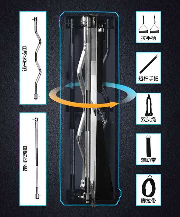 Z6.COM-尊龙集团健身器材-小飞鸟综合训练器SH-G6520