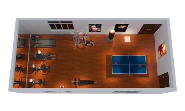 150平方健身房配置方案-广西Z6.COM-尊龙集团体育健身器材有限公司